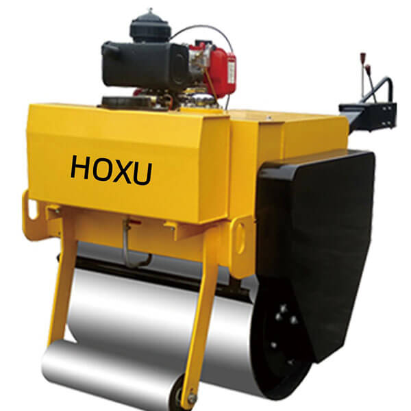 Walk behind singler drum vibratory road roller