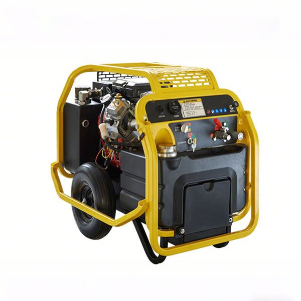 Push hand hydraulic power station