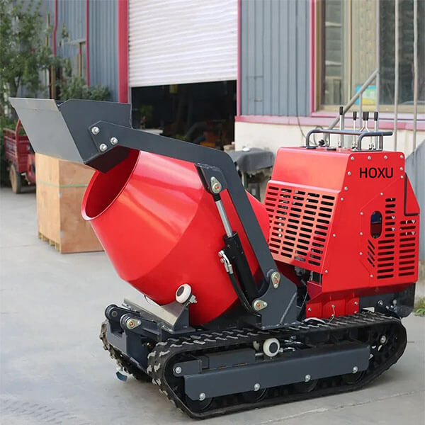 Mini concrete mixer dumper