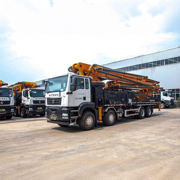Concrete pump  truck