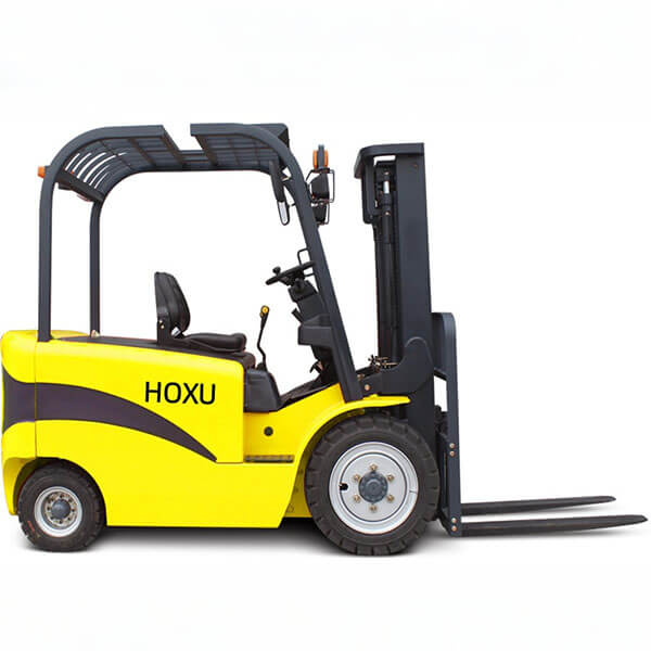 Four-wheel electric forklift truck