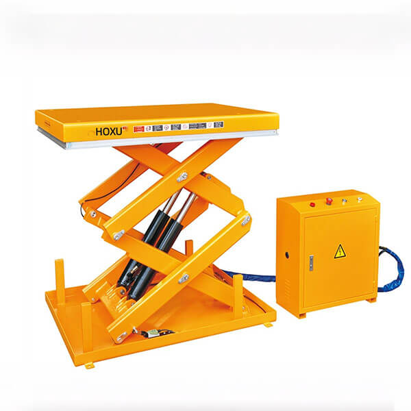 Double scissor fixed lift platform