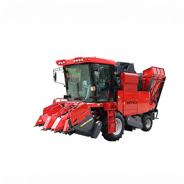 Self-propelled corn harvester