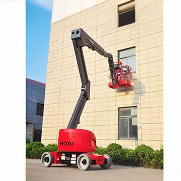 Self-propelled artculated boom aerial work platform