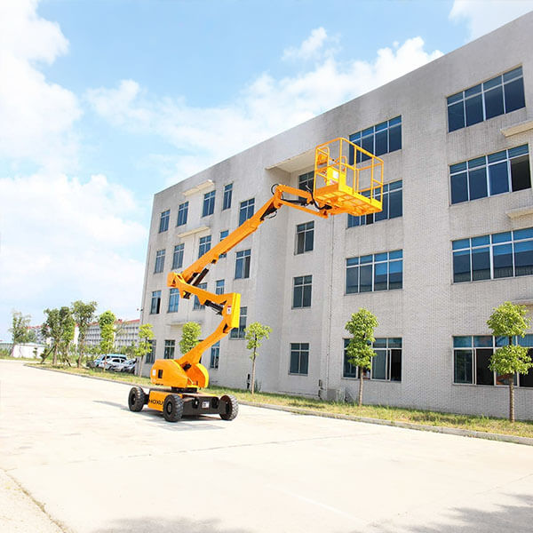 Electric artculated boom aerial work platform