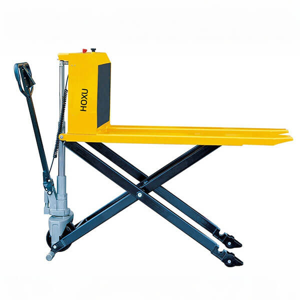 Semi-electric pallet truck