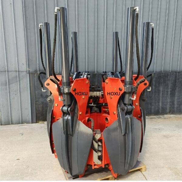 Six-flap tree transplanter/spade